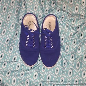 Blue shoes